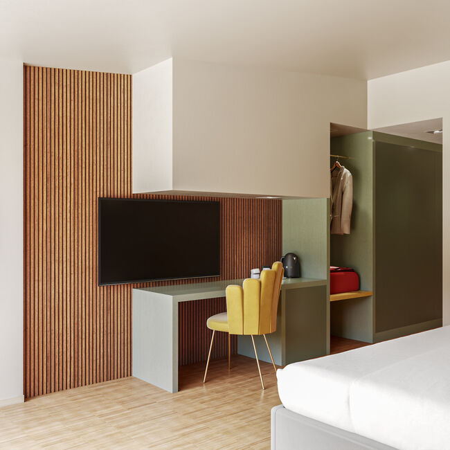 Deluxe-Zimmer mit Balkon und Parkblick: Zwischen Olivenzweigen und modernem Design