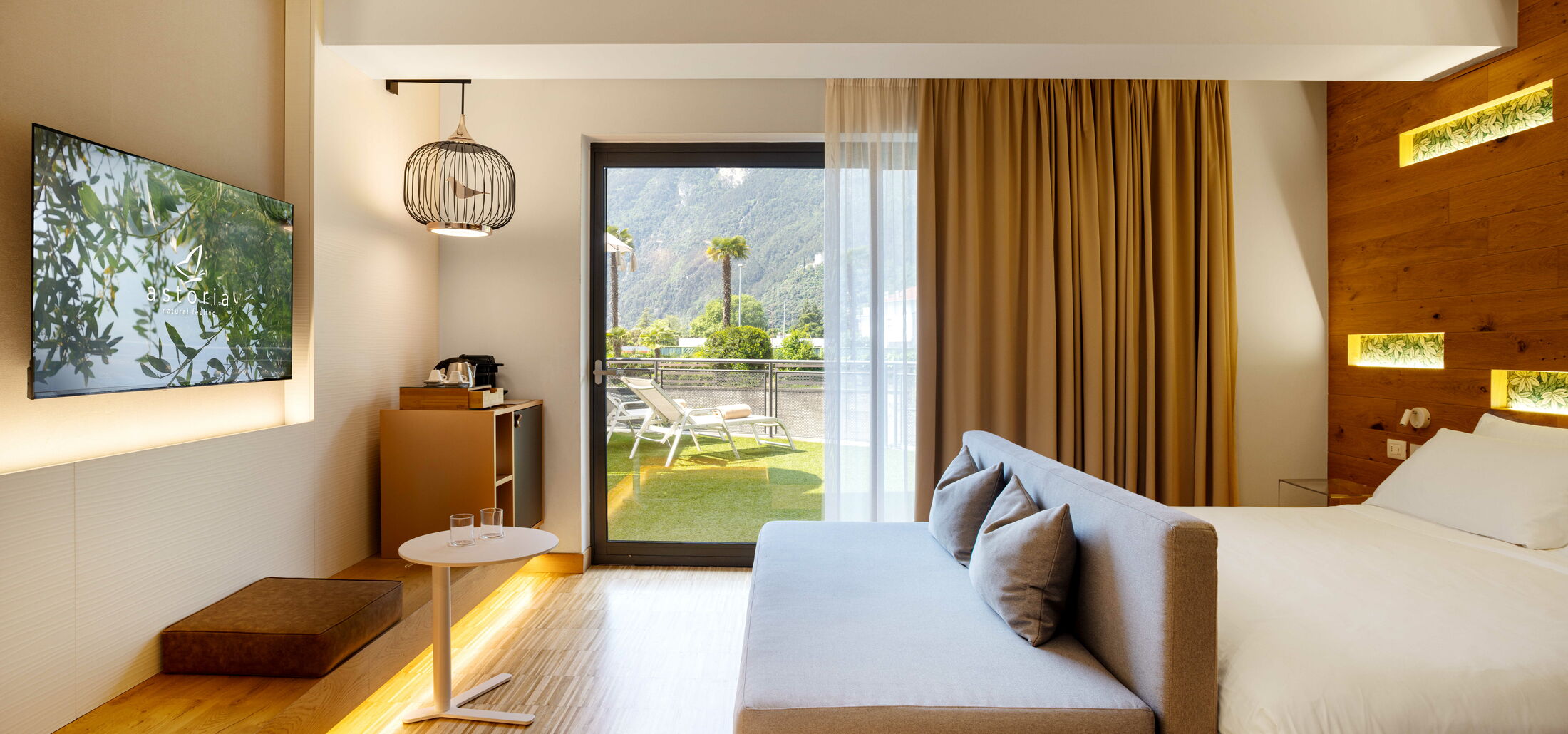 Oasi Junior Suite - Quando pensi ad un’oasi dove stare bene:  attraverso il design, ogni dettaglio  racconta il parco di Astoria Resor
