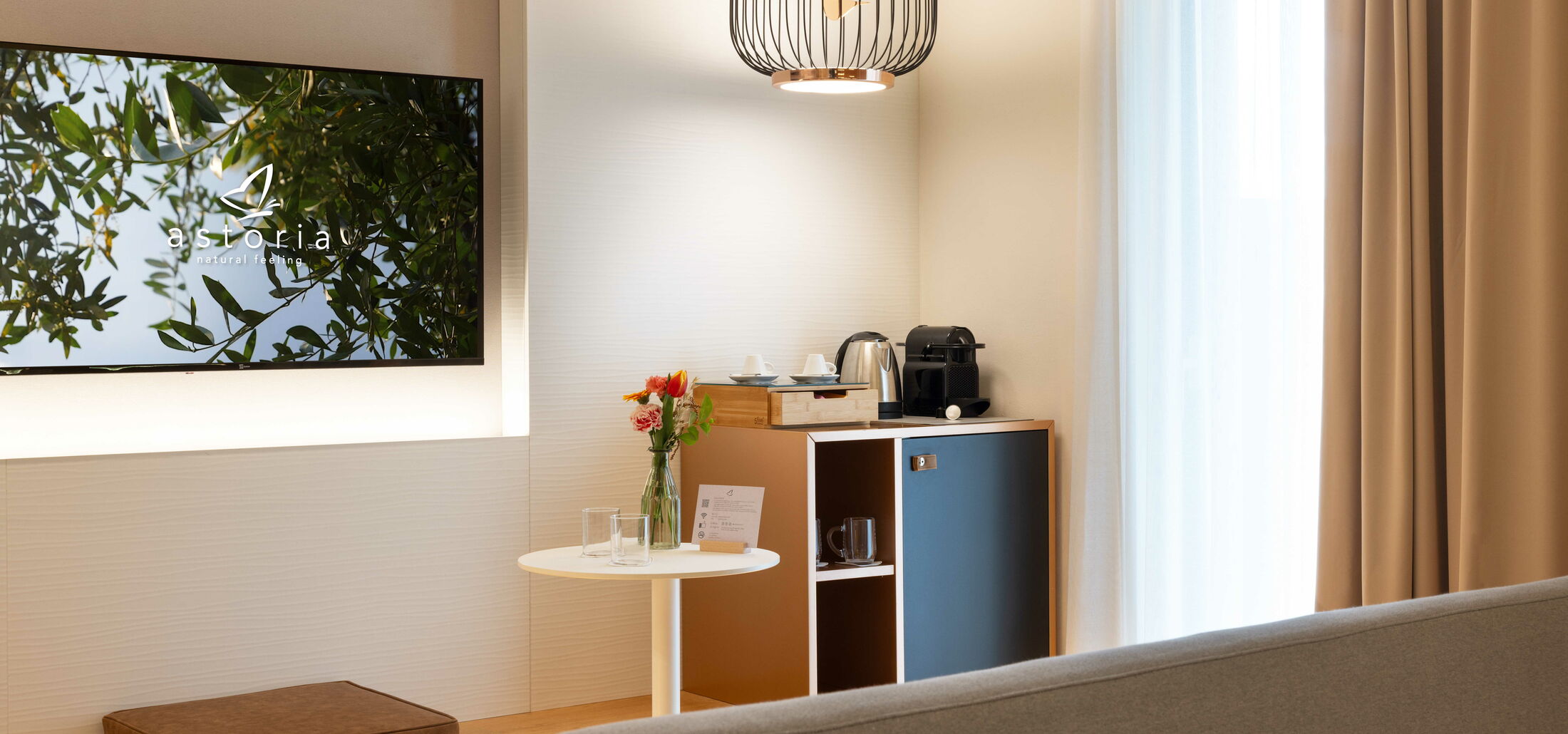 Oasi Junior Suite - Quando pensi ad un’oasi dove stare bene:  attraverso il design, ogni dettaglio  racconta il parco di Astoria Resor