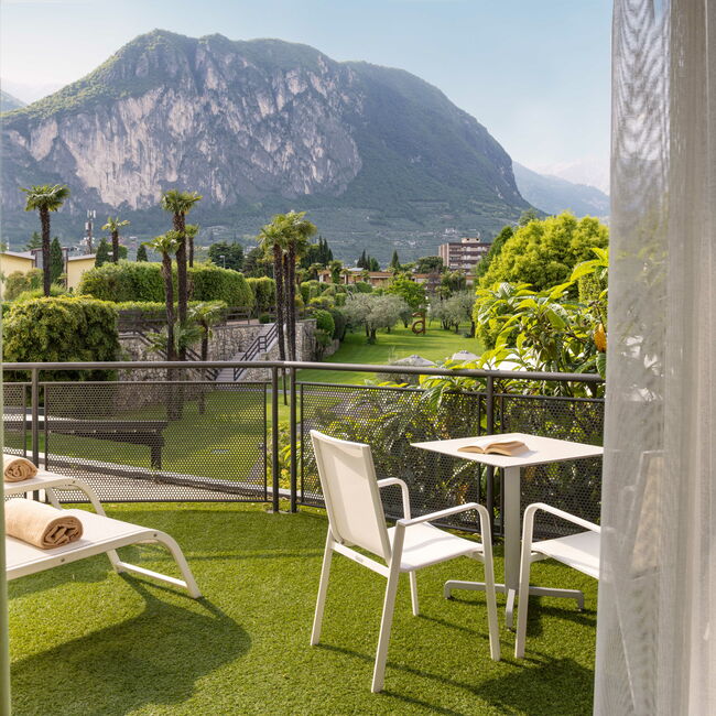 Park Wellness Junior Suite - Genießen Sie Wellness pur in unserer exklusiven Sauna auf der Terrasse.