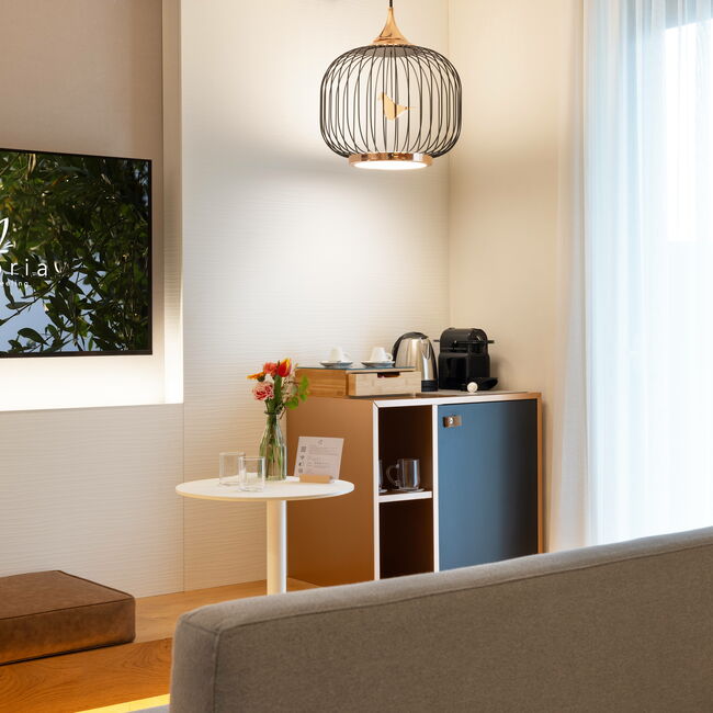Belvedere Junior Suite - Tauchen Sie ein in das schöne, von der Natur inspirierte Ambiente.