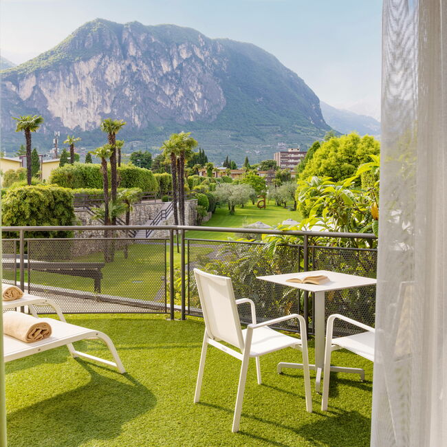 Park Wellness Junior Suite - Genießen Sie Wellness pur in unserer exklusiven Sauna auf der Terrasse.